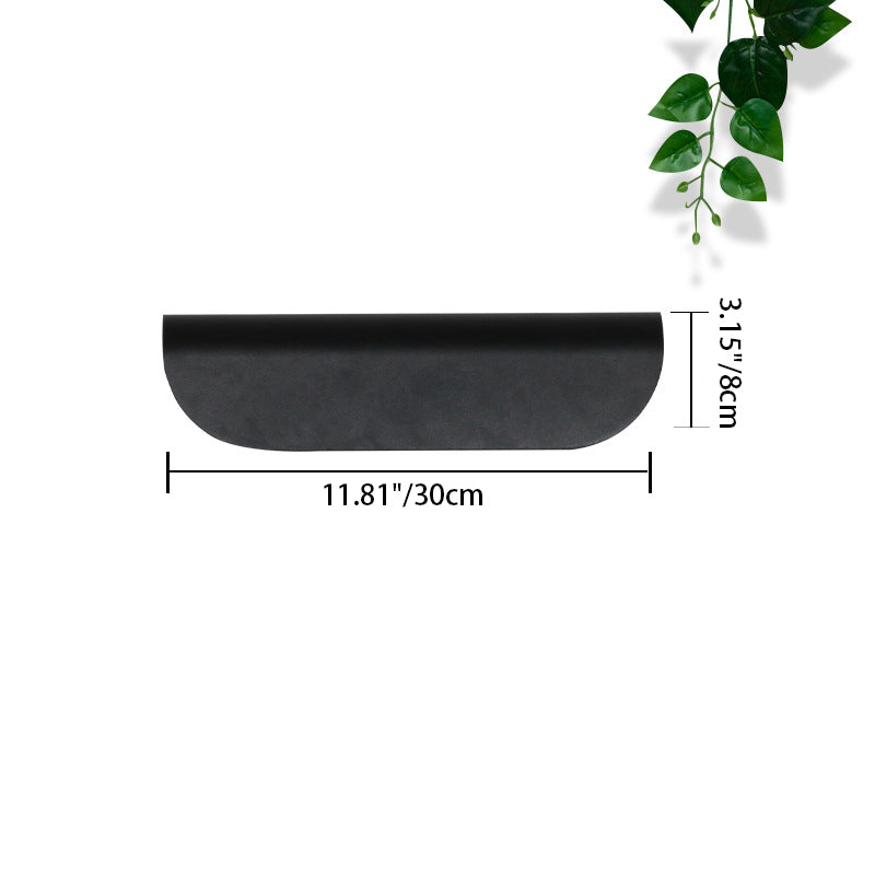 Minimalist Curved Aluminum LED Waterproof Wall Sconce Lamp