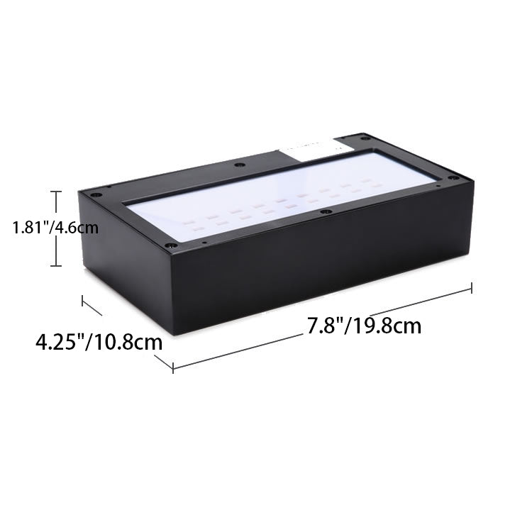 Simplicity And Down Illuminated LED Solar Wall Sconce Lamp