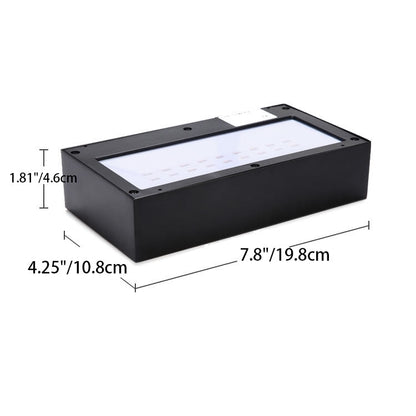 Simplicity And Down Illuminated LED Solar Wall Sconce Lamp