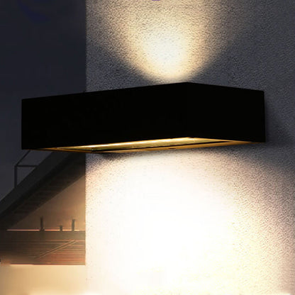Simplicity And Down Illuminated LED Solar Wall Sconce Lamp