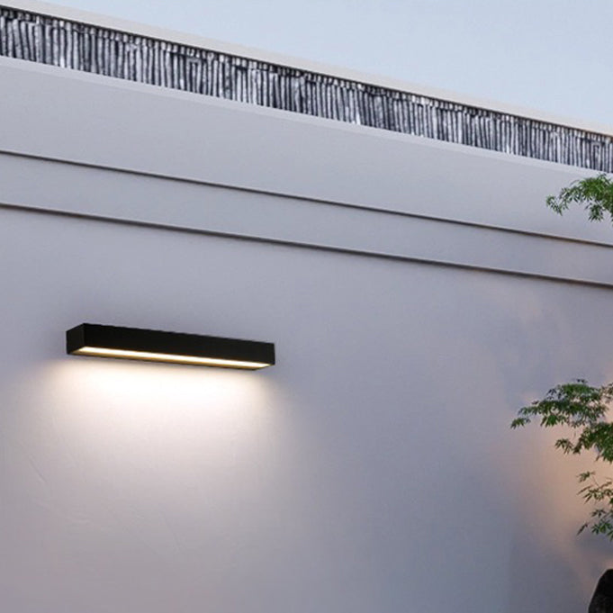 Simplicity Long Strip LED Waterproof Wall Sconce Lamp