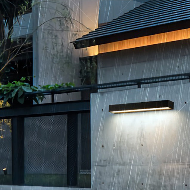 Simplicity Long Strip LED Waterproof Wall Sconce Lamp
