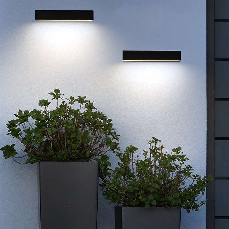 Simplicity Long Strip LED Waterproof Wall Sconce Lamp