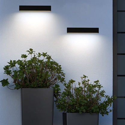 Simplicity Long Strip LED Waterproof Wall Sconce Lamp