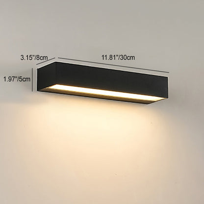 Simplicity Long Strip LED Waterproof Wall Sconce Lamp