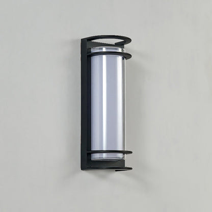 Aluminum Acrylic Cylinder LED Waterproof Wall Sconce Lamp