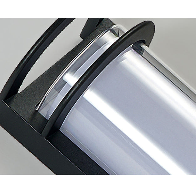 Aluminum Acrylic Cylinder LED Waterproof Wall Sconce Lamp