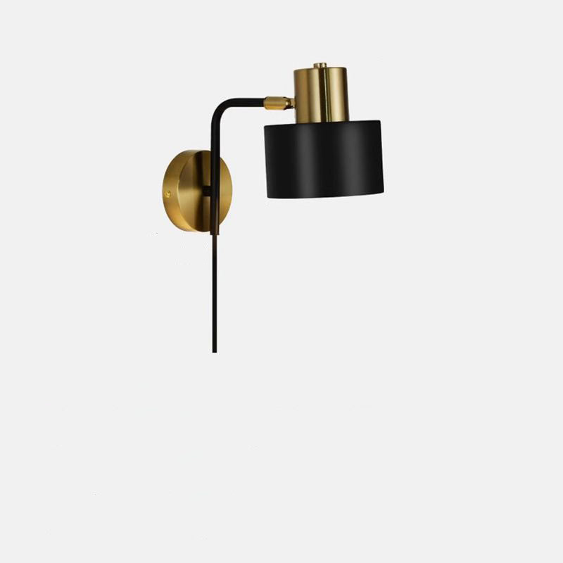 Scandinavian Iron Hardware 1-Light Wall Sconce Lamp