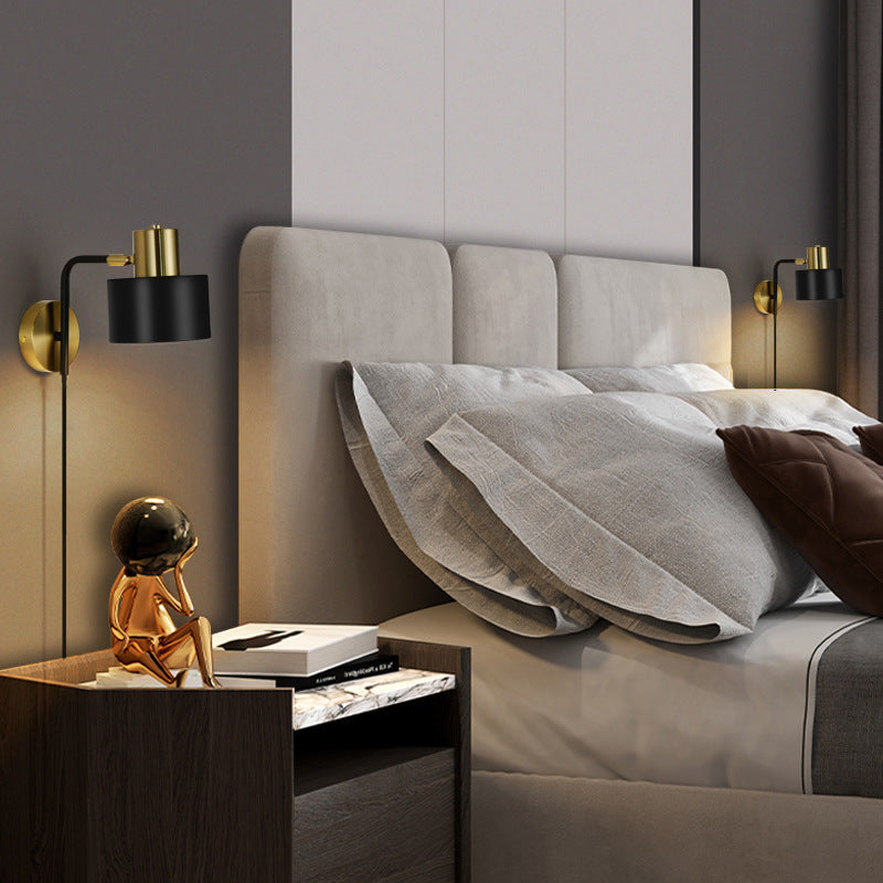 Scandinavian Iron Hardware 1-Light Wall Sconce Lamp