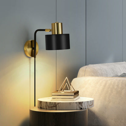 Scandinavian Iron Hardware 1-Light Wall Sconce Lamp