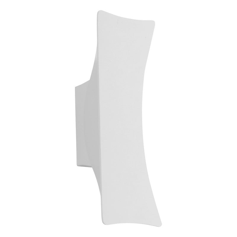 Curved And Down Illuminated LED Waterproof Wall Sconce Lamp