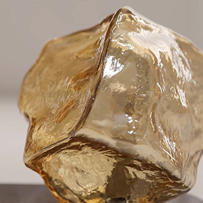 Japanese Cube Texture Glass Shade 1-Light Wall Sconce Lamp