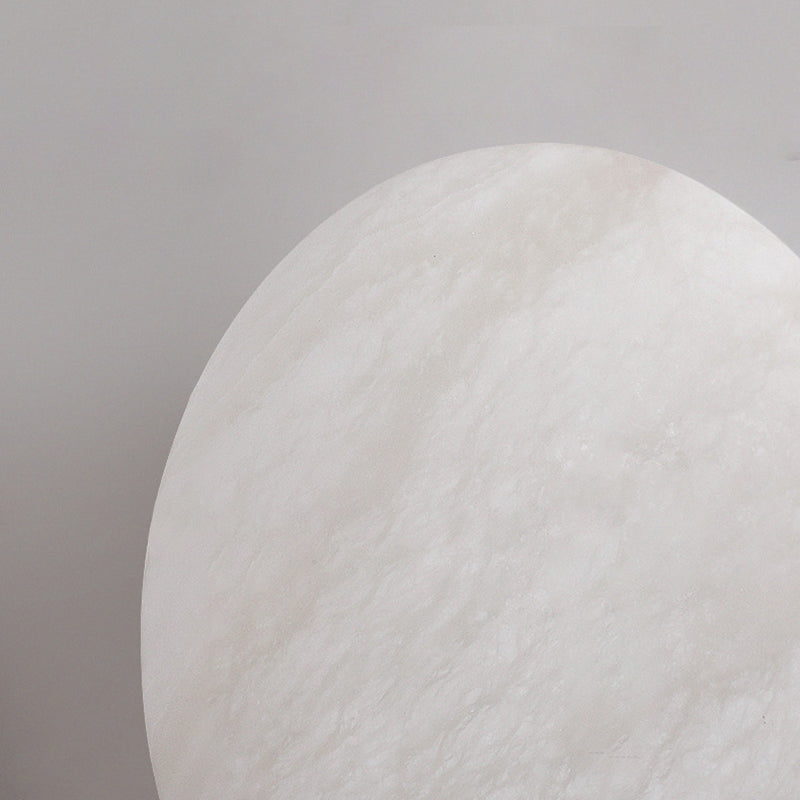 Luxury Copper Marble Round LED Wall Sconce Lamp