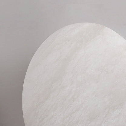 Luxury Copper Marble Round LED Wall Sconce Lamp
