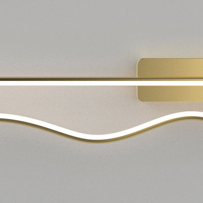 Iron Corrugated Strip Acrylic LED Wall Sconce Lamp
