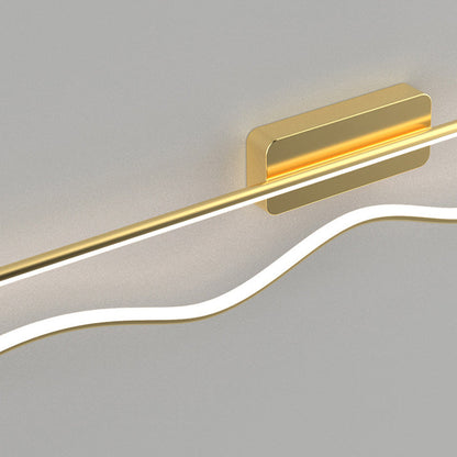 Iron Corrugated Strip Acrylic LED Wall Sconce Lamp