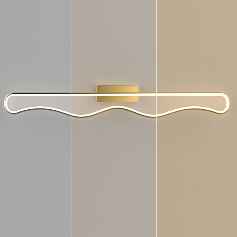 Iron Corrugated Strip Acrylic LED Wall Sconce Lamp