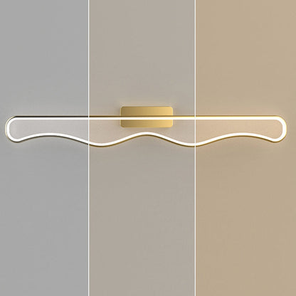 Iron Corrugated Strip Acrylic LED Wall Sconce Lamp