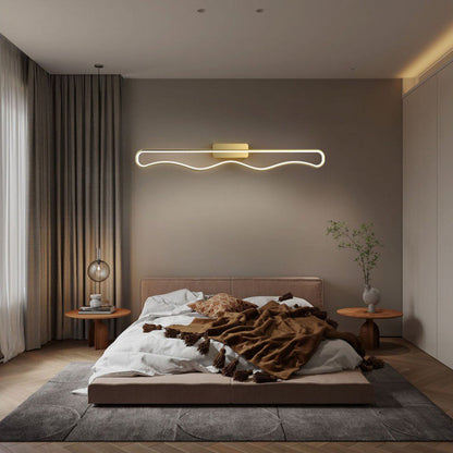 Iron Corrugated Strip Acrylic LED Wall Sconce Lamp