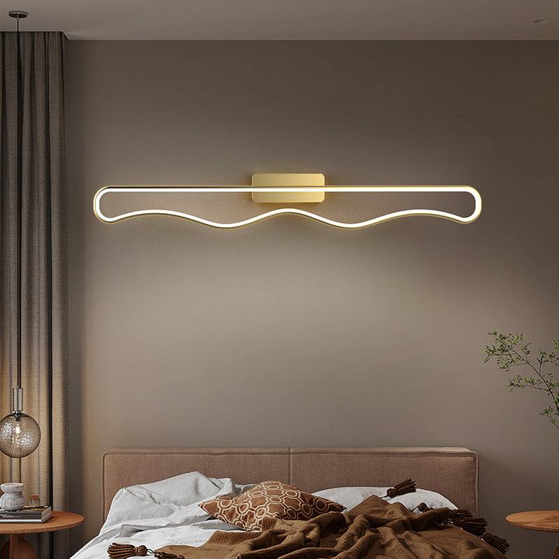 Iron Corrugated Strip Acrylic LED Wall Sconce Lamp