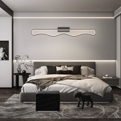 Iron Corrugated Strip Acrylic LED Wall Sconce Lamp