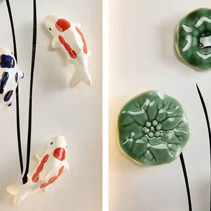 Chinese Leaf Plum Blossom Iron Acrylic LED Wall Sconce Lamp