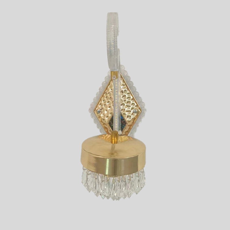 Luxury Curved Crystal Acrylic LED Wall Sconce Lamp
