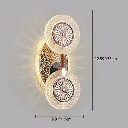Luxury Crystal Diamond Shape Acrylic LED Wall Sconce Lamp