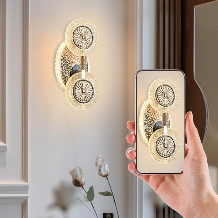 Luxury Crystal Diamond Shape Acrylic LED Wall Sconce Lamp