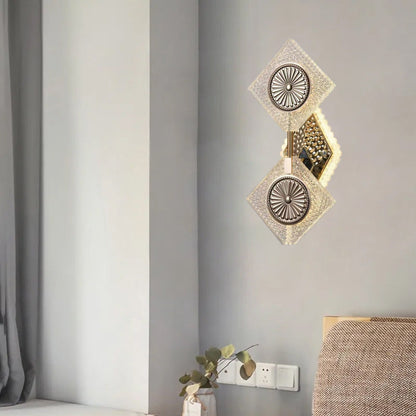 Luxury Crystal Diamond Shape Acrylic LED Wall Sconce Lamp