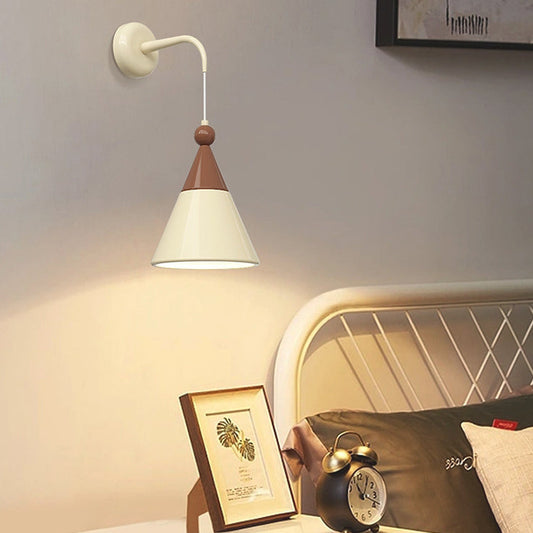 Nordic Hardware Resin Conical 1-Light Wall Sconce Lamp