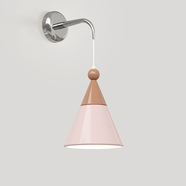 Nordic Hardware Resin Conical 1-Light Wall Sconce Lamp