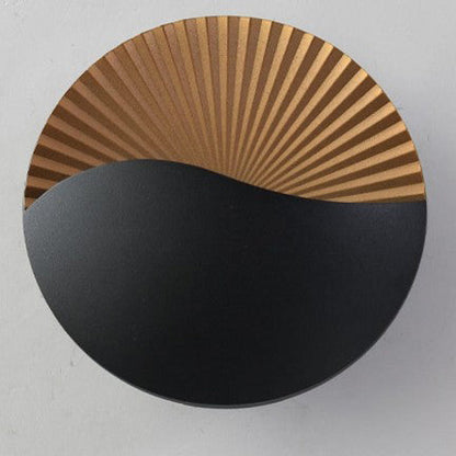 Simplicity Aluminum PC Round LED Outdoor Wall Sconce Lamp
