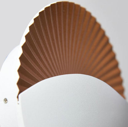 Simplicity Aluminum PC Round LED Outdoor Wall Sconce Lamp