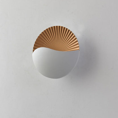 Simplicity Aluminum PC Round LED Outdoor Wall Sconce Lamp