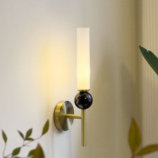 Copper Long Strip Acrylic Shade 1-Light Wall Sconce Lamp