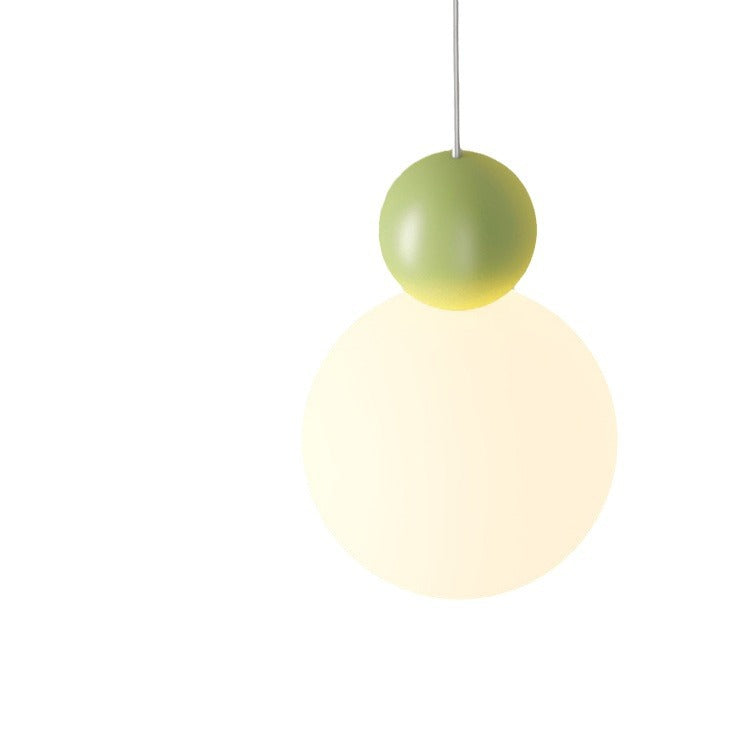 Nordic Iron Glass Ball Shade 1-Light Wall Sconce Lamp