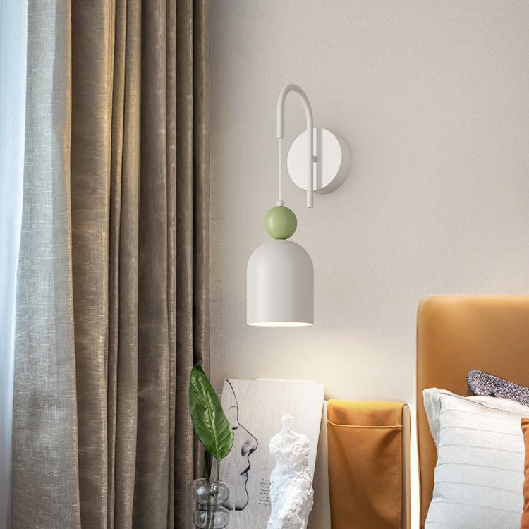 Scandinavian Iron Geometric Cone LED Wall Sconce Lamp