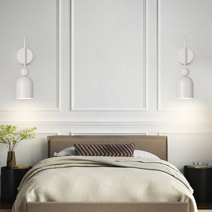 Scandinavian Iron Geometric Cone LED Wall Sconce Lamp