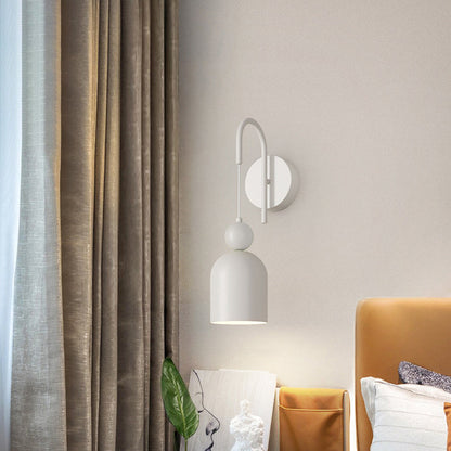 Scandinavian Iron Geometric Cone LED Wall Sconce Lamp
