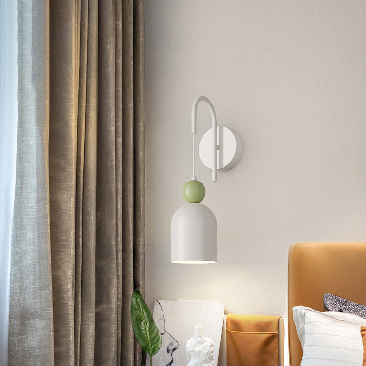 Scandinavian Iron Geometric Cone LED Wall Sconce Lamp