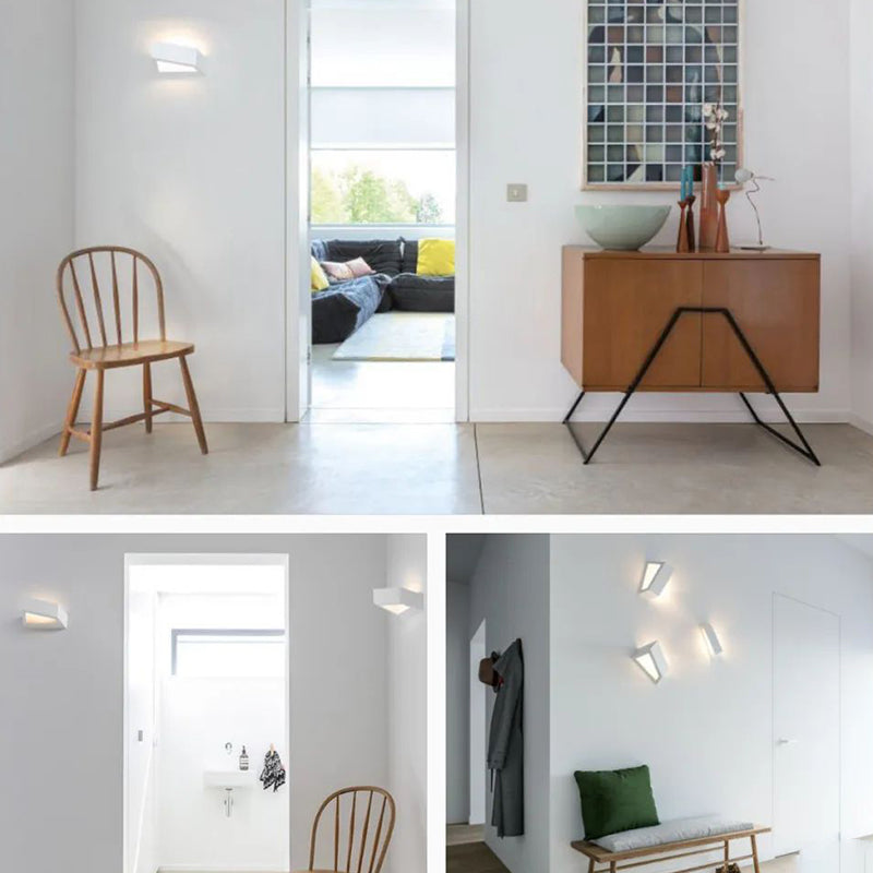 Simplicity Geometric Polygon Aluminum LED Wall Sconce Lamp