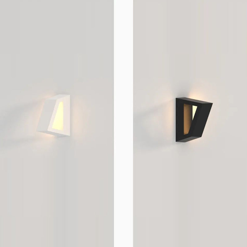 Simplicity Geometric Polygon Aluminum LED Wall Sconce Lamp