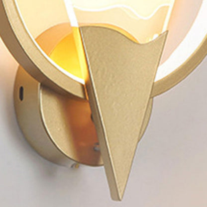 Luxury Iron Acrylic Geometric Square LED Wall Sconce Lamp