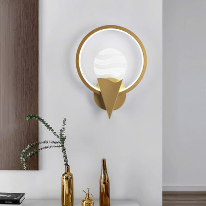 Luxury Iron Acrylic Geometric Square LED Wall Sconce Lamp