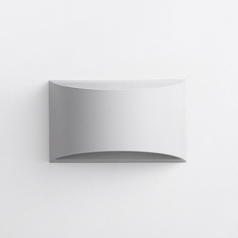 Curved Up And Down Illuminated LED Wall Sconce Lamp