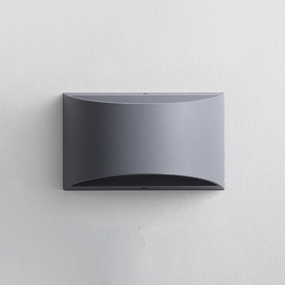 Curved Up And Down Illuminated LED Wall Sconce Lamp