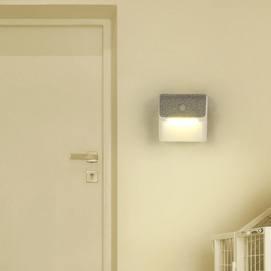 ABS Magnetic LED Human Sensor Night Light Wall Sconce Lamp