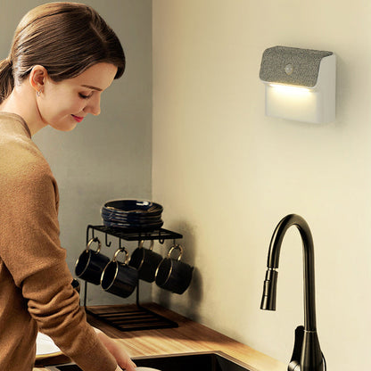 ABS Magnetic LED Human Sensor Night Light Wall Sconce Lamp
