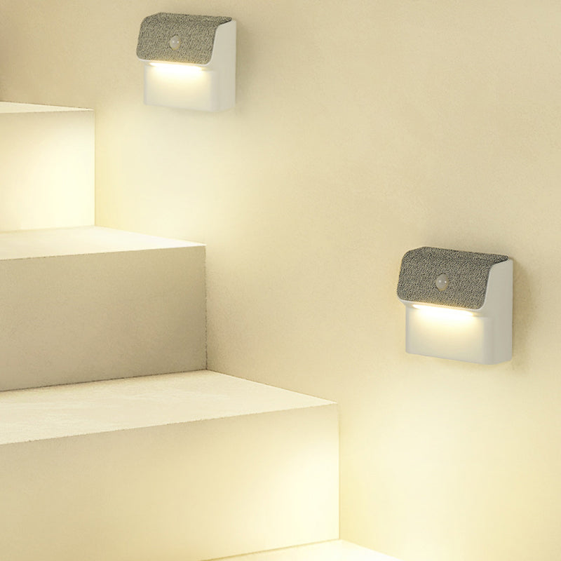 ABS Magnetic LED Human Sensor Night Light Wall Sconce Lamp
